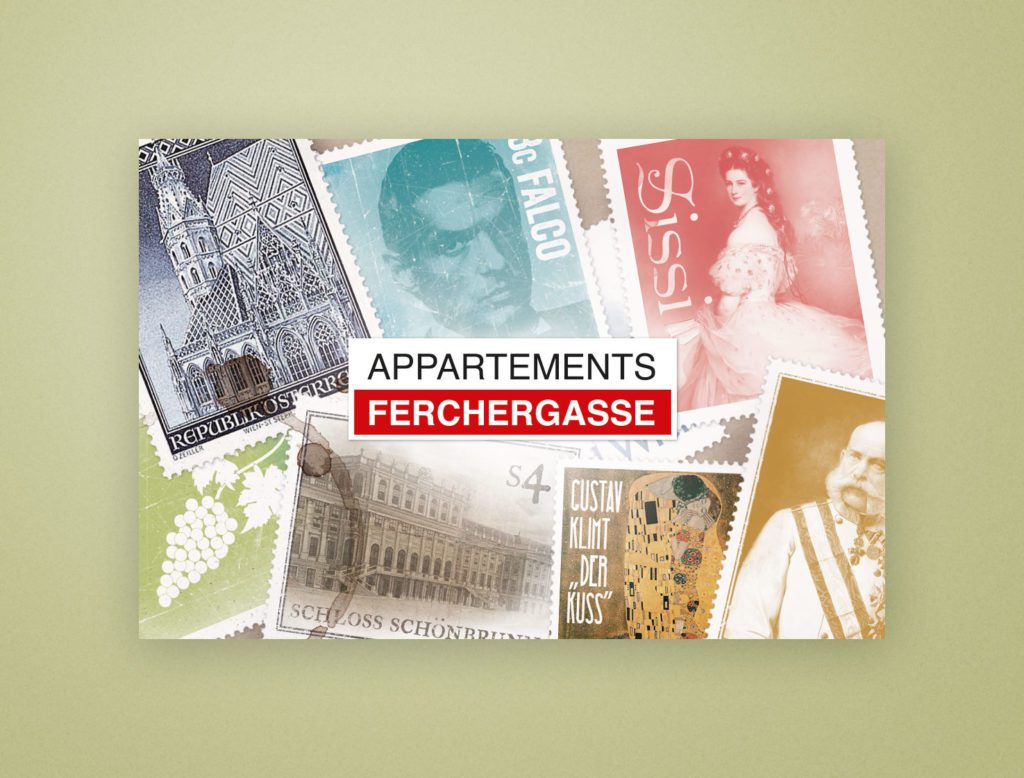 Appartements Ferchergasse Branding