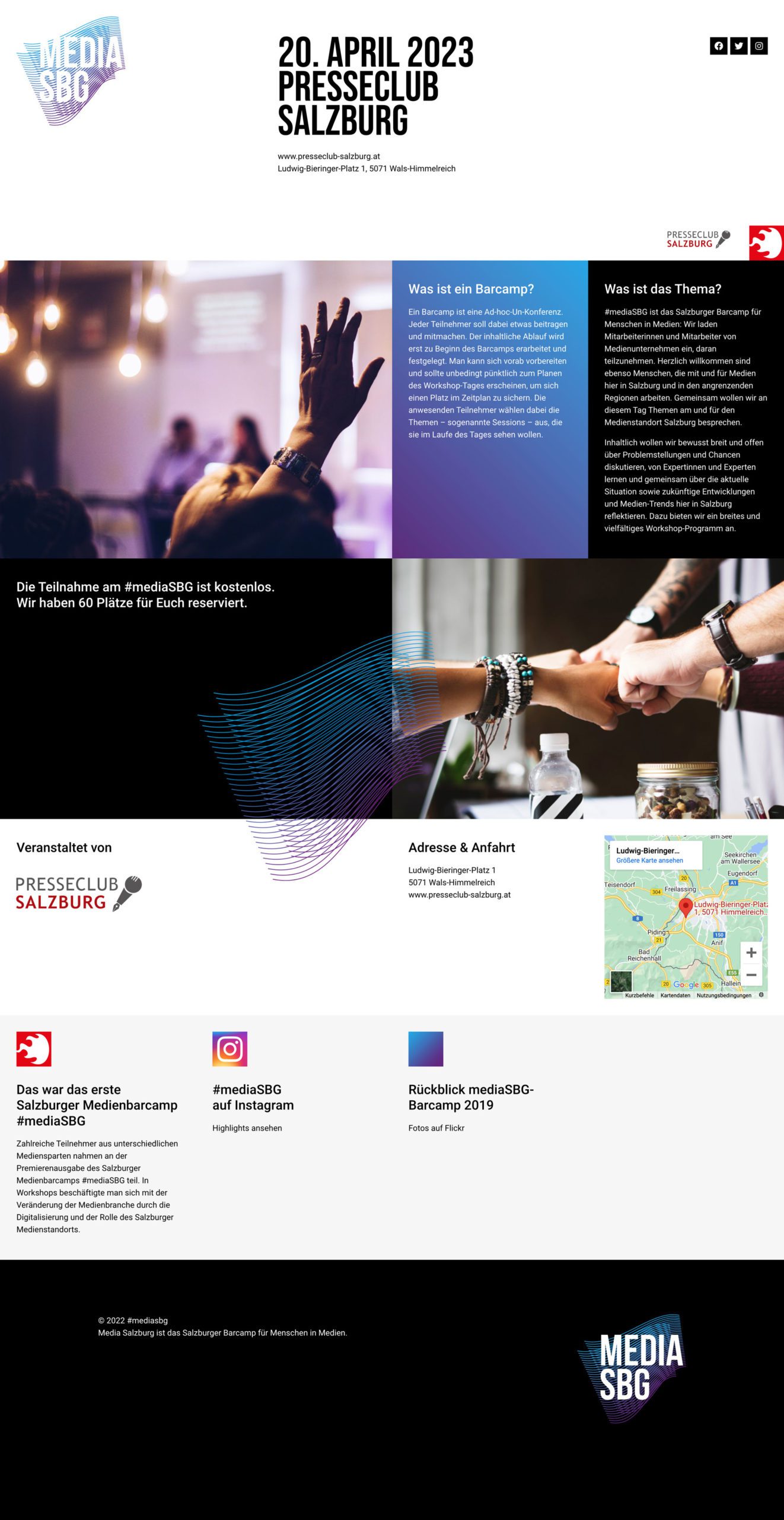 Media SBG Virtuosen Screendesign