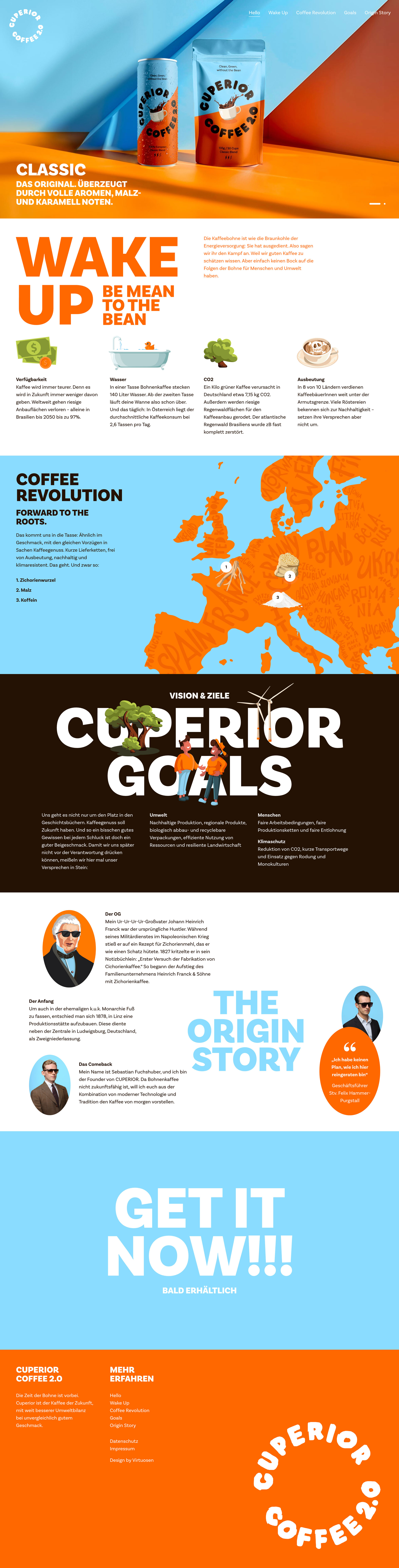 Cuperior Website Screen Capture